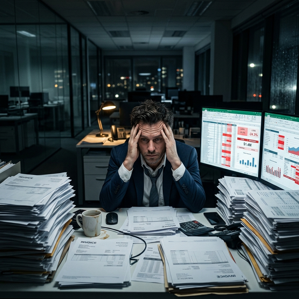 Finance teams chasing invoices